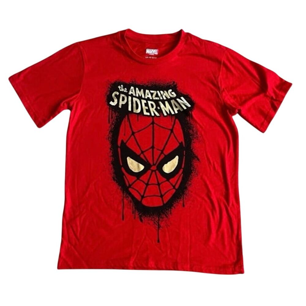 Boys Spider Man The Amazing Spider Man Tshirt NWT Size Large Marvel